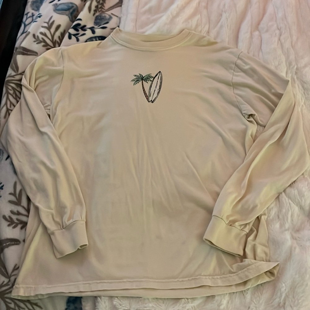 sunkissed coconut long sleeve tee